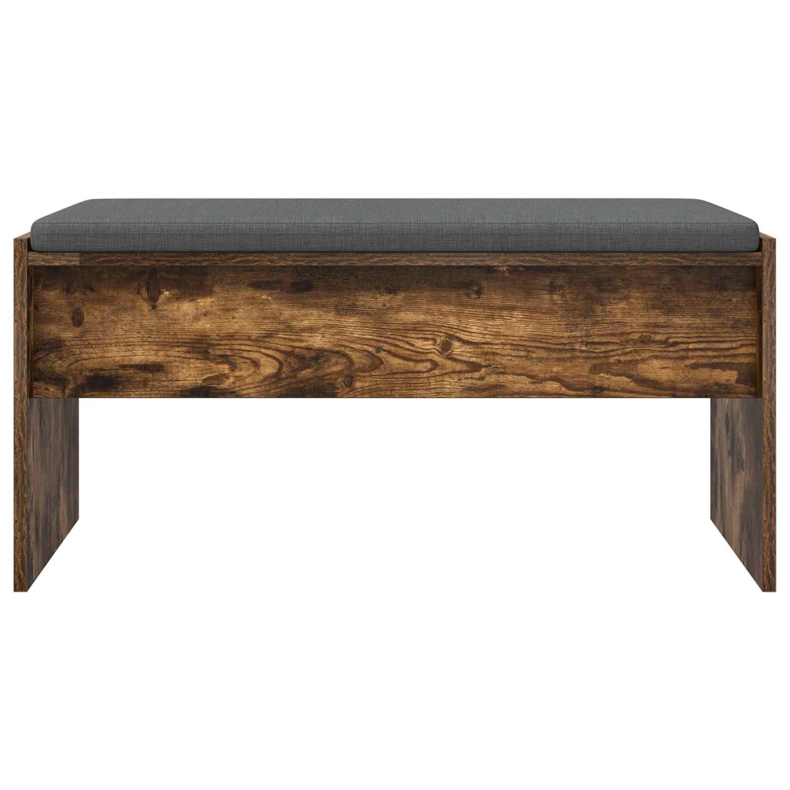 Panca per ingresso con cuscino Rovere fumé 83 x 38 x 40 cm | homemem39