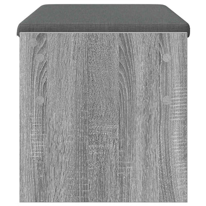 Panca per ingresso con cuscino Grigio Sonoma 83 x 38 x 40 cm | homemem39