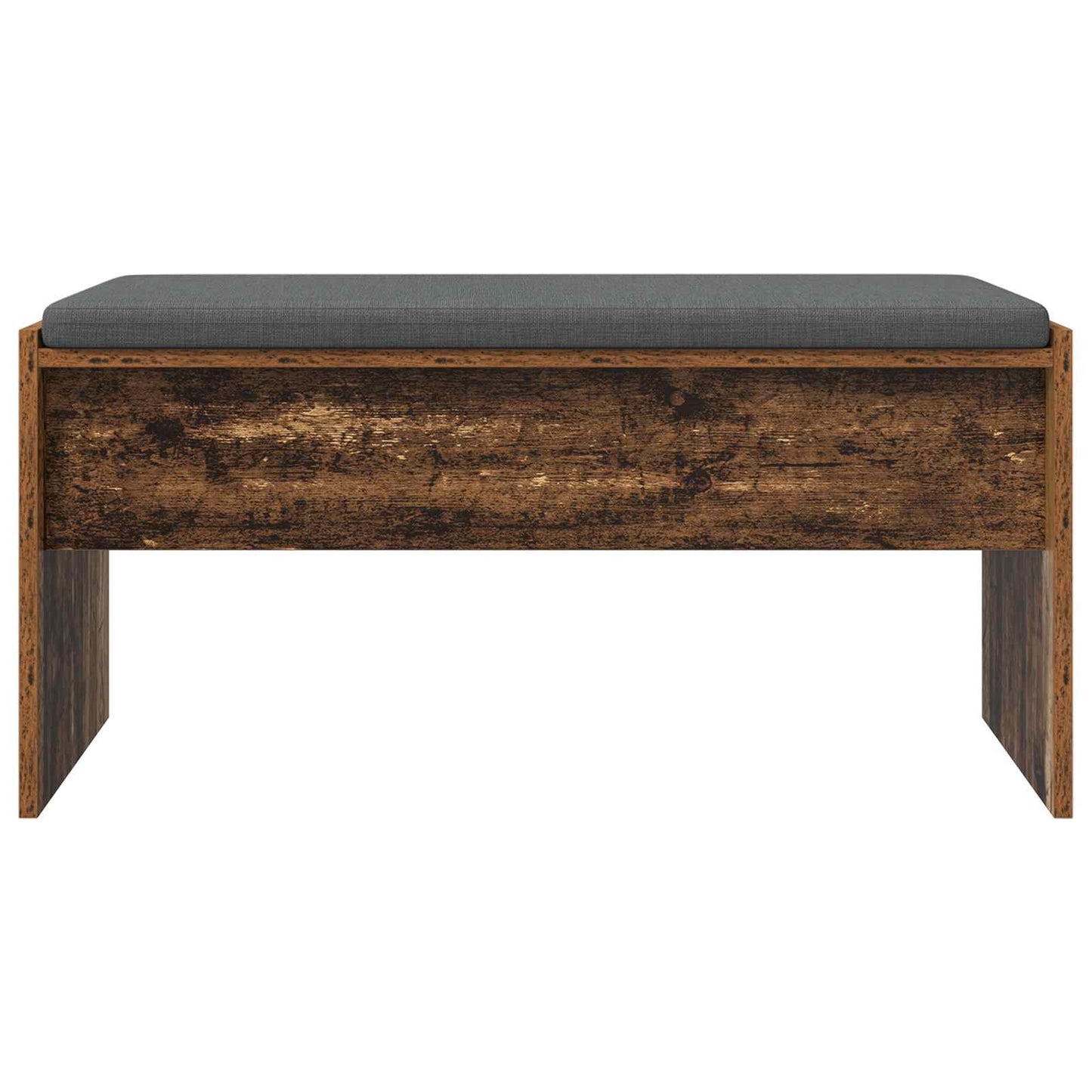 Panca per ingresso con cuscino Legno vecchio 83 x 38 x 40 cm | homemem39