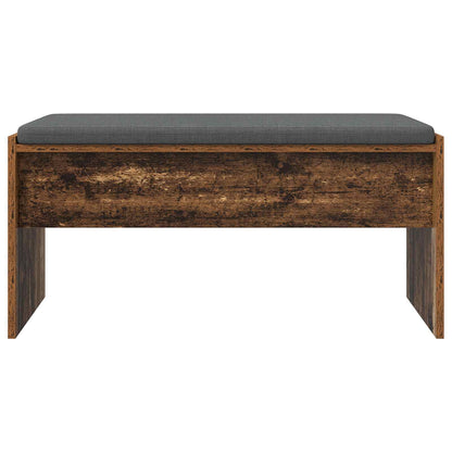Panca per ingresso con cuscino Legno vecchio 83 x 38 x 40 cm | homemem39