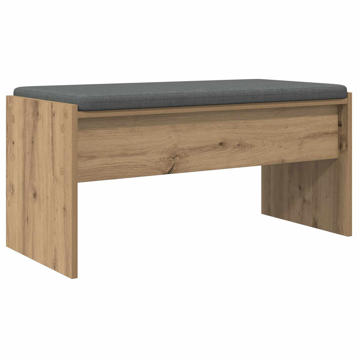 Panca per ingresso Rovere artigianale 83 x 38 x 40 cm - homemem39