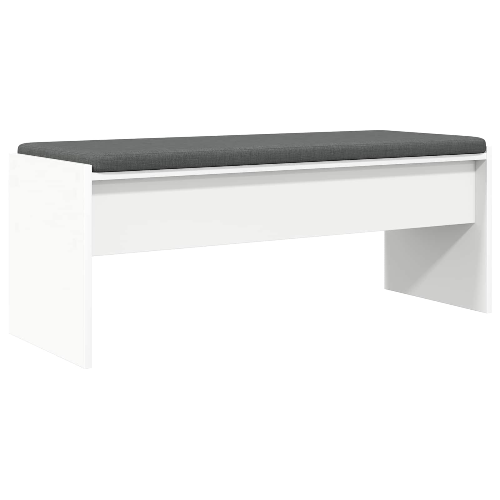 Panca per ingresso con cuscino Bianco 103 x 38 x 40 cm | homemem39