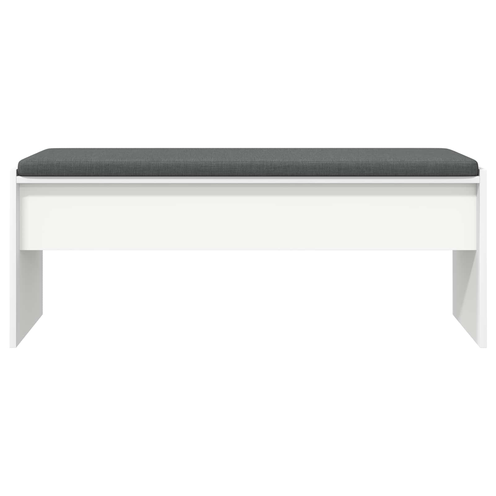 Panca per ingresso con cuscino Bianco 103 x 38 x 40 cm | homemem39