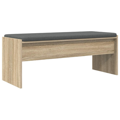 Panca per ingresso con cuscino Rovere Sonoma 103 x 38 x 40 cm | homemem39
