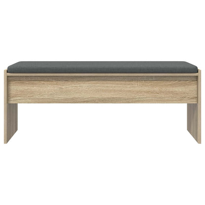 Panca per ingresso con cuscino Rovere Sonoma 103 x 38 x 40 cm | homemem39
