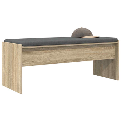 Panca per ingresso con cuscino Rovere Sonoma 103 x 38 x 40 cm | homemem39