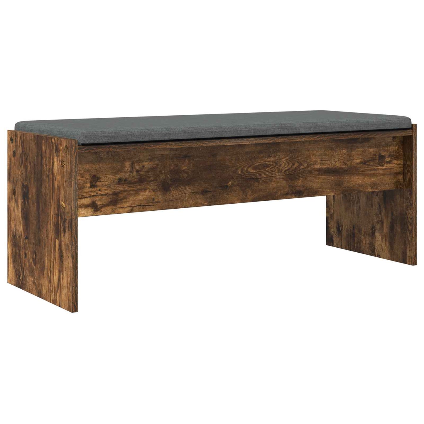 Panca per ingresso con cuscino Rovere fumé 103 x 38 x 40 cm | homemem39