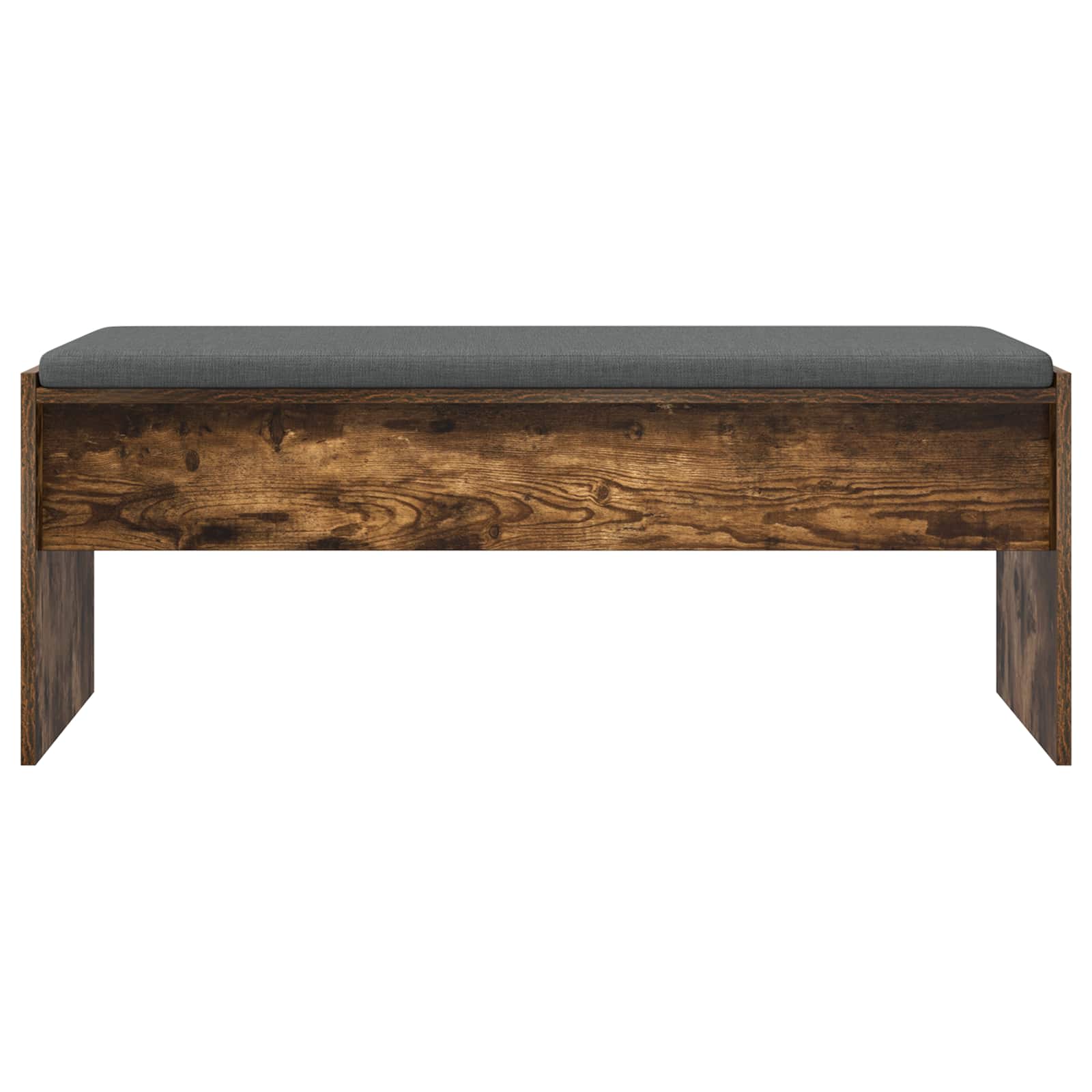 Panca per ingresso con cuscino Rovere fumé 103 x 38 x 40 cm | homemem39