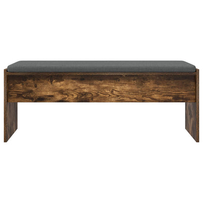 Panca per ingresso con cuscino Rovere fumé 103 x 38 x 40 cm | homemem39