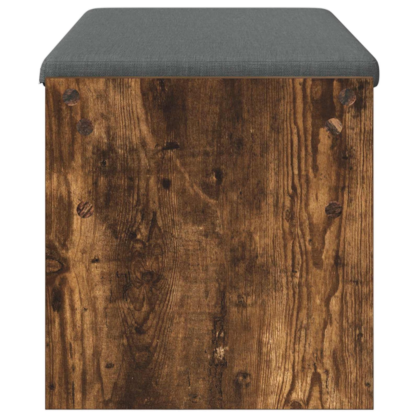 Panca per ingresso con cuscino Rovere fumé 103 x 38 x 40 cm | homemem39
