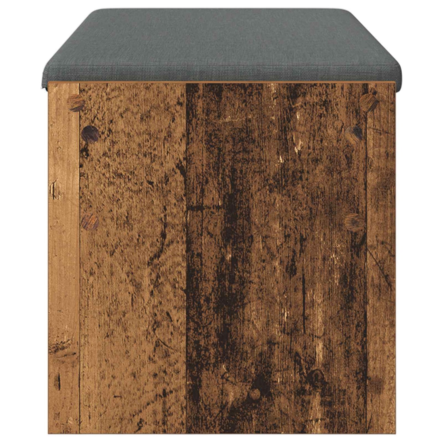 Panca per ingresso con cuscino Legno vecchio 103 x 38 x 40 cm | homemem39