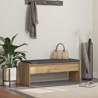 Panca per ingresso Rovere artigianale 103 x 38 x 40 cm