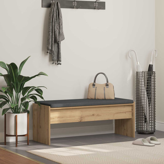 Panca per ingresso Rovere artigianale 103 x 38 x 40 cm