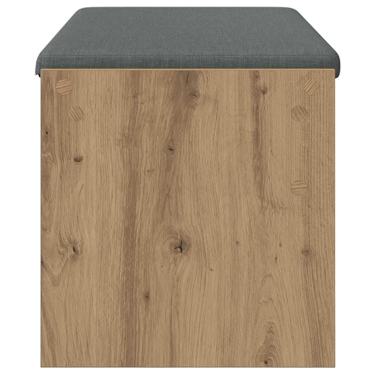 Panca per ingresso Rovere artigianale 103 x 38 x 40 cm