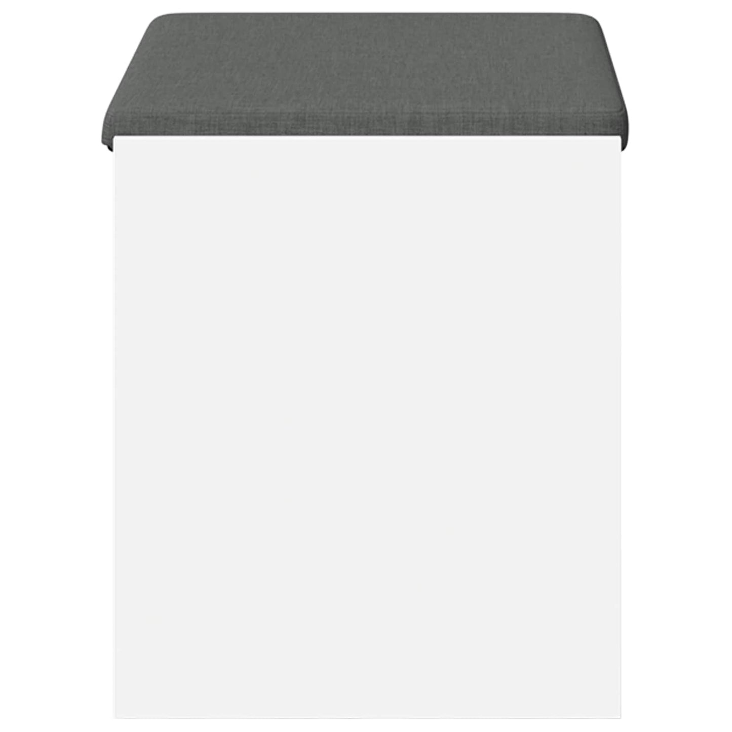 Panca per ingresso con cuscino Bianco 63 x 38 x 45 cm | homemem39