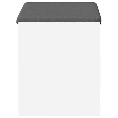 Panca per ingresso con cuscino Bianco 63 x 38 x 45 cm | homemem39