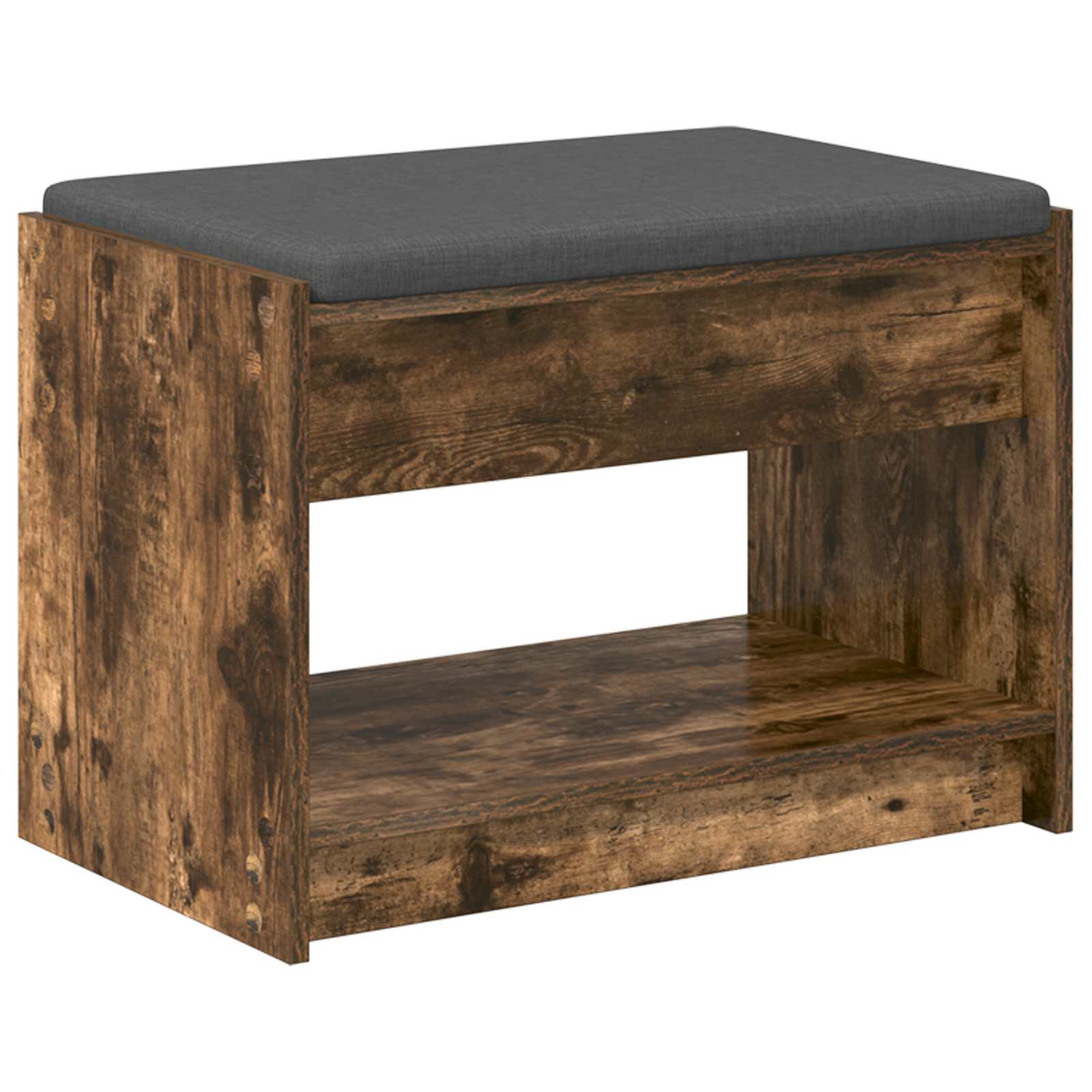 Panca per ingresso Quercia Affumicata 63 x 38 x 45 cm | homemem39
