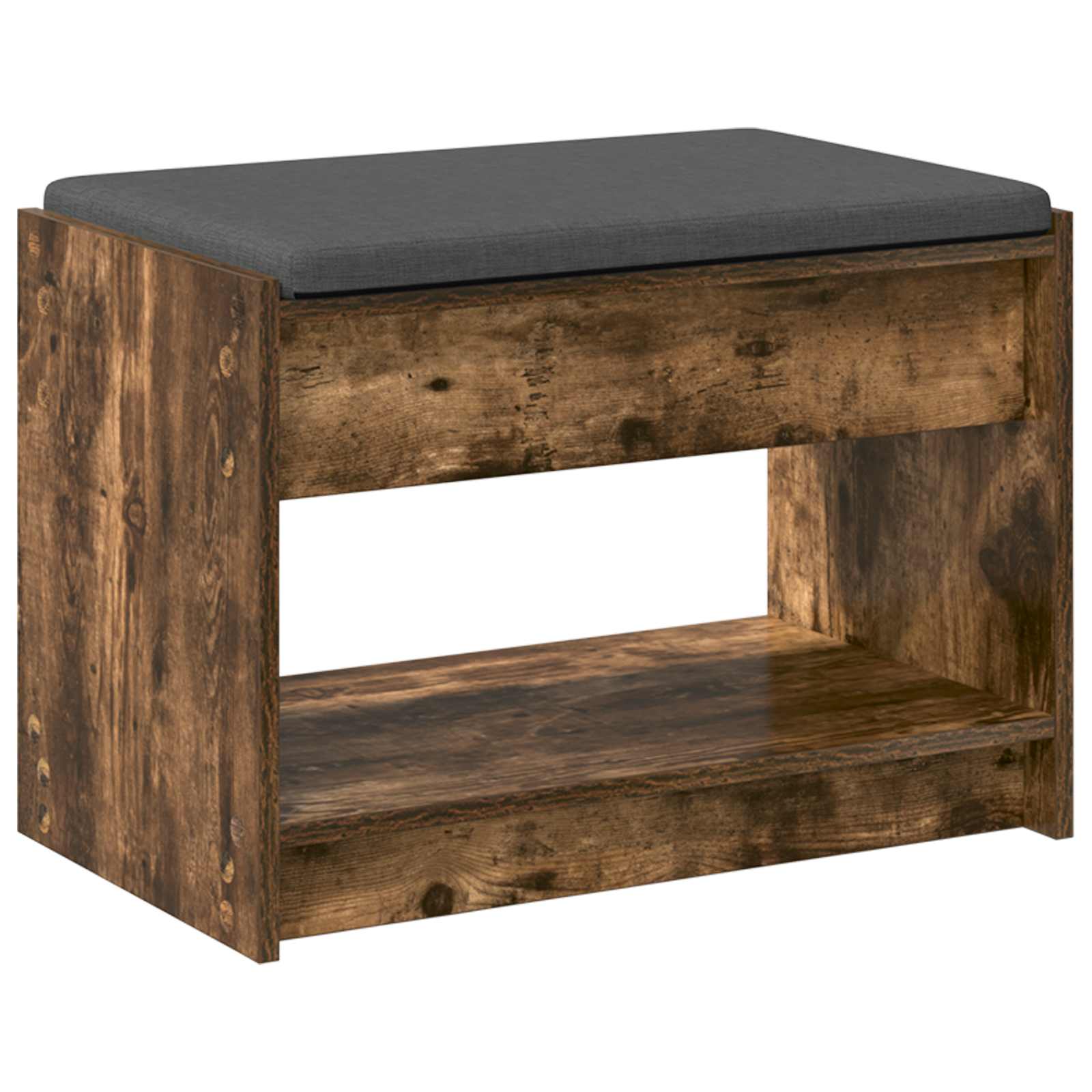 Panca per ingresso Quercia Affumicata 63 x 38 x 45 cm | homemem39
