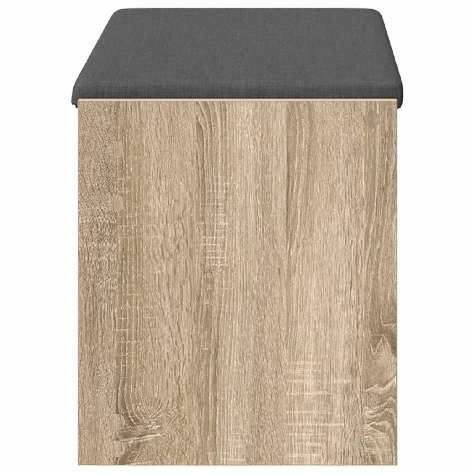 Panca per ingresso con cuscino Rovere Sonoma 83 x 38 x 45 cm | homemem39