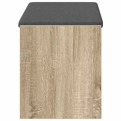 Panca per ingresso con cuscino Rovere Sonoma 83 x 38 x 45 cm | homemem39