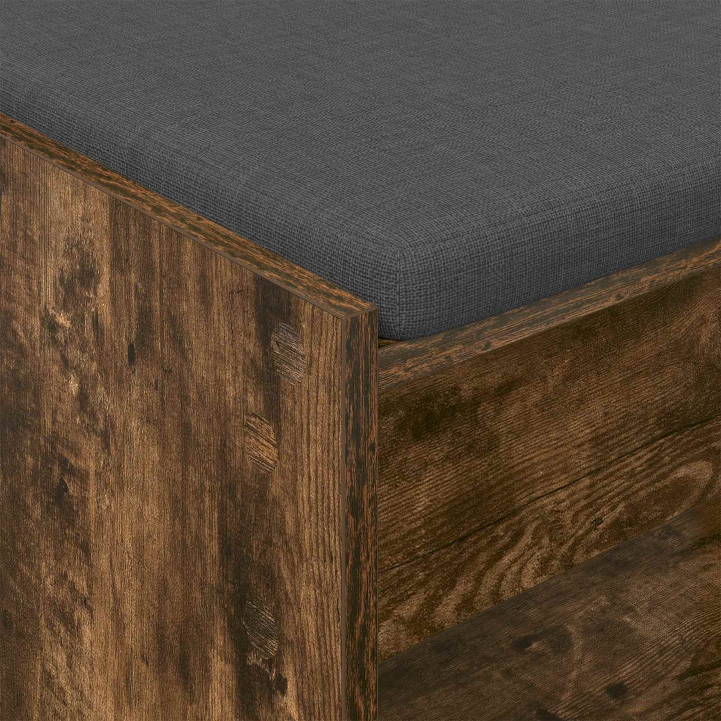 Panca per ingresso Quercia Affumicata 83 x 38 x 45 cm | homemem39