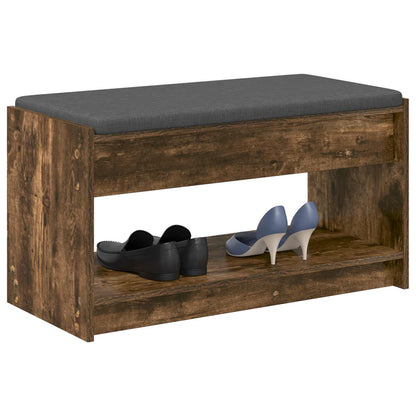 Panca per ingresso Quercia Affumicata 83 x 38 x 45 cm | homemem39