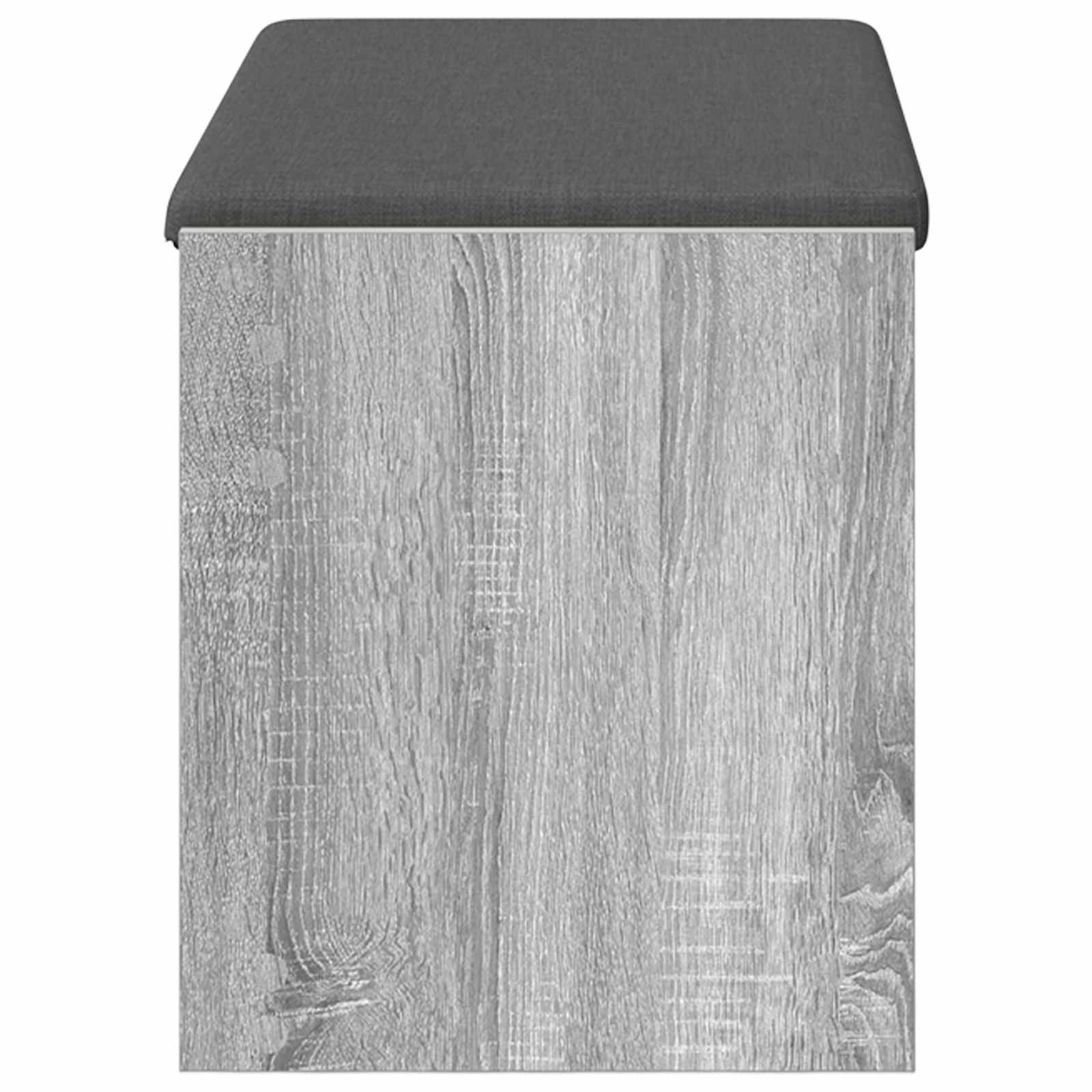 Panca per ingresso con cuscino Sonoma grigia 83 x 38 x 45 cm | homemem39