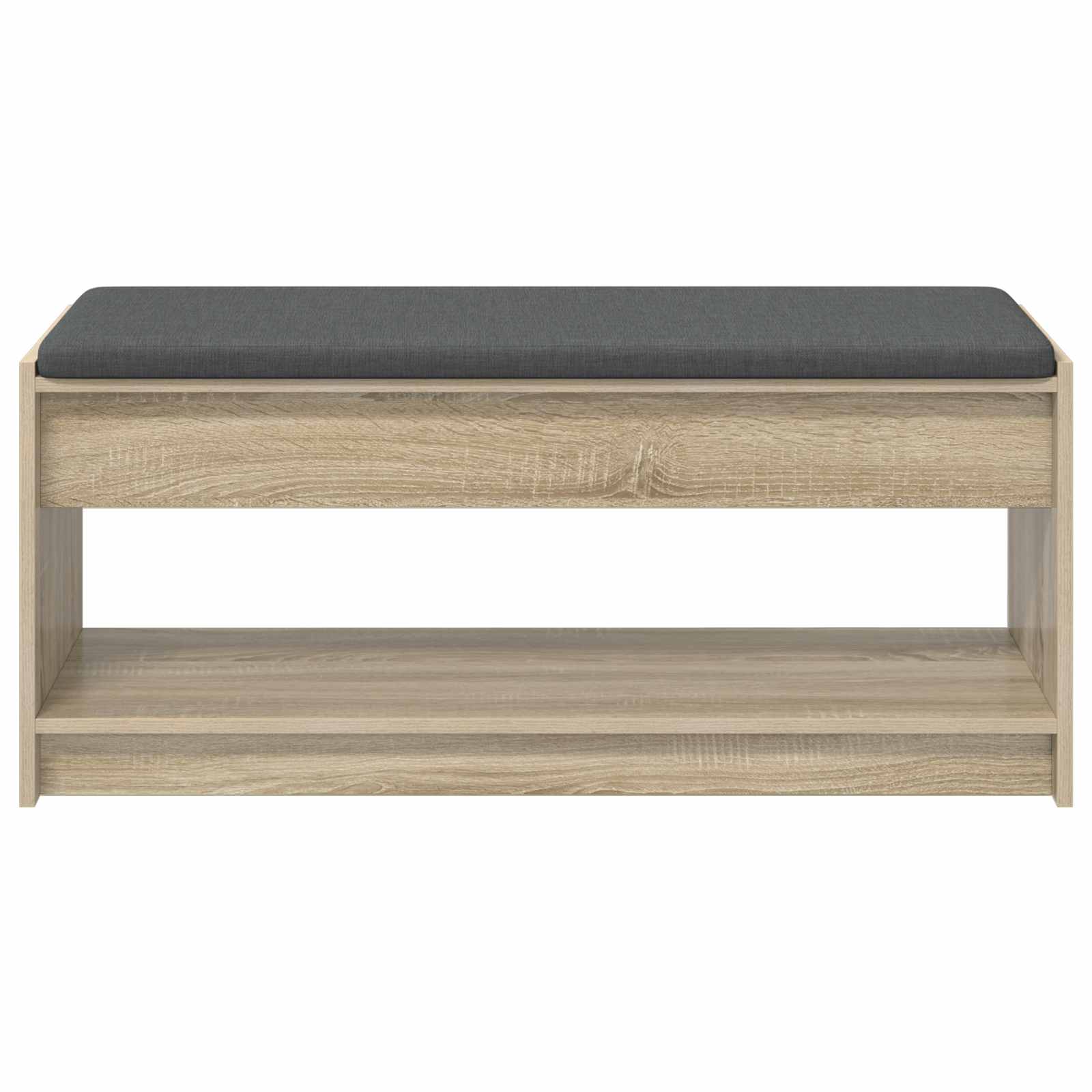 Panca per ingresso con cuscino Rovere Sonoma 103 x 38 x 45 cm | homemem39