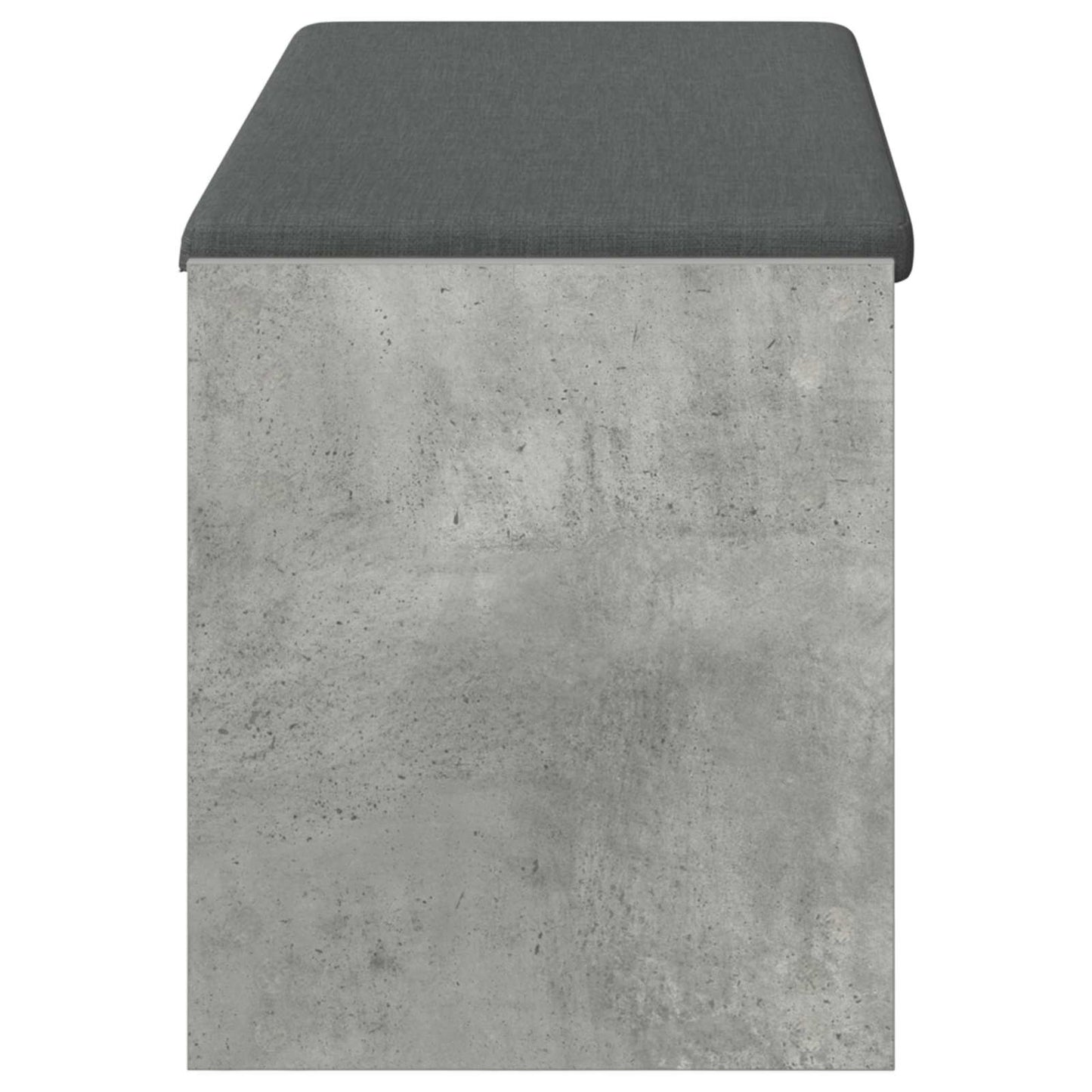 Panca per ingresso con cuscino Grigio Cemento 103 x 38 x 45 cm | homemem39
