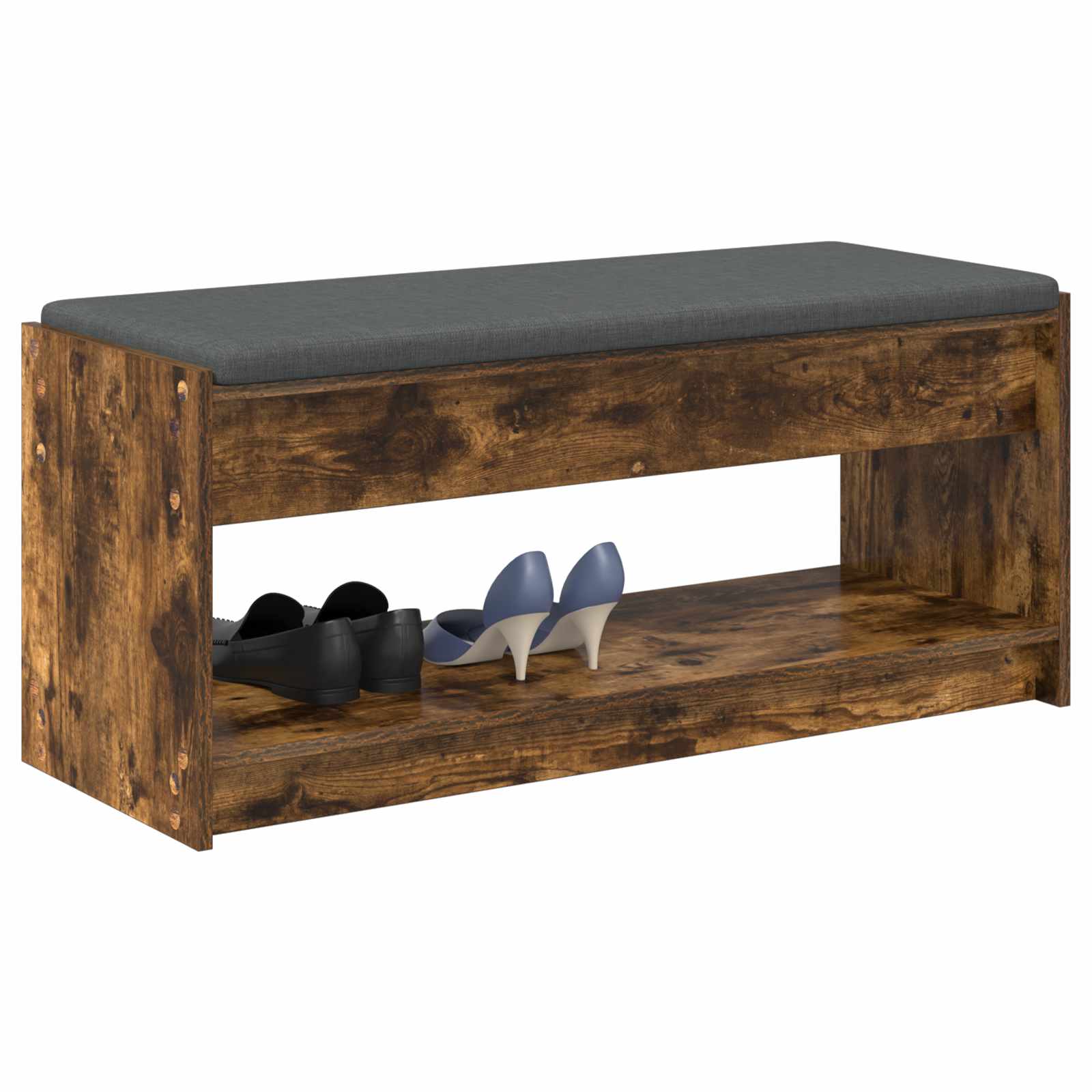 Panca per ingresso Quercia Affumicata 103 x 38 x 45 cm | homemem39