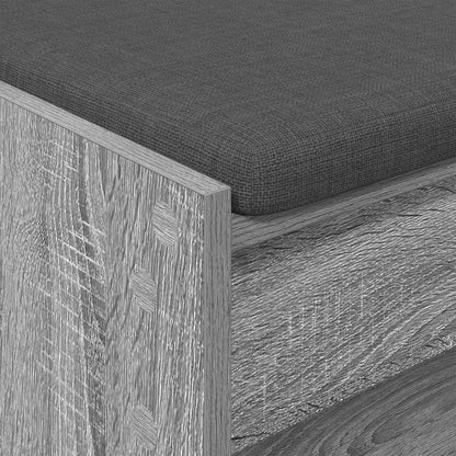 Panca per ingresso con cuscino Sonoma grigia 103 x 38 x 45 cm | homemem39