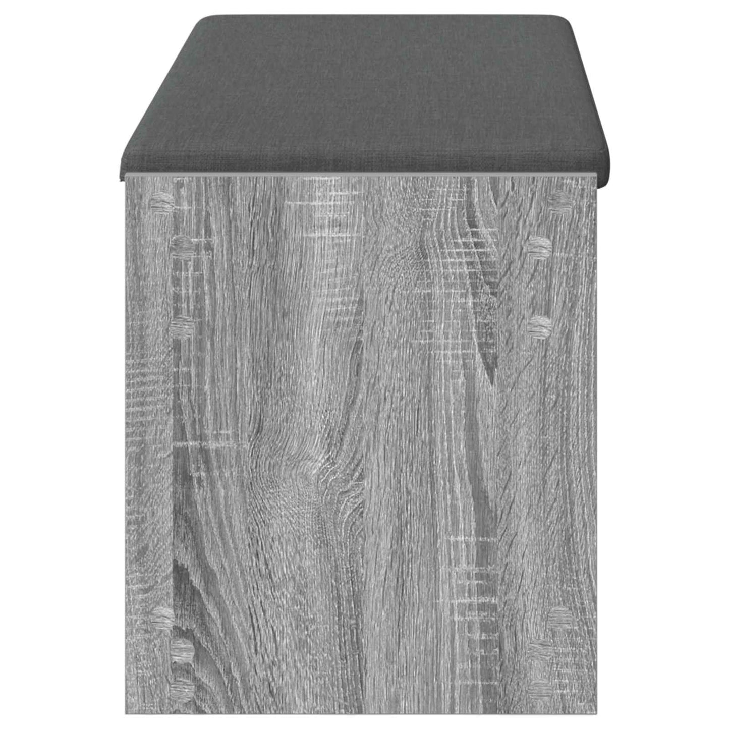 Panca per ingresso con cuscino Sonoma grigia 103 x 38 x 45 cm | homemem39