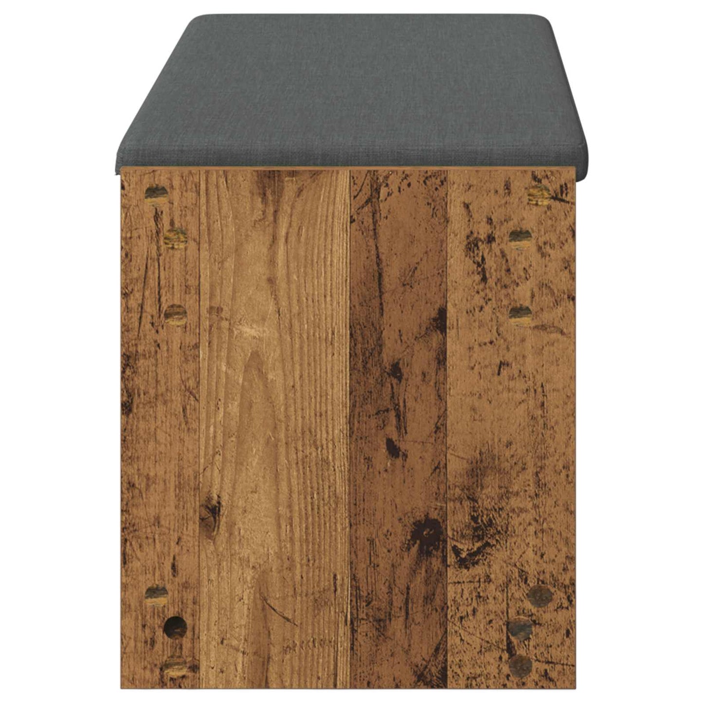 Panca per ingresso con cuscino Legno vecchio 103 x 38 x 45 cm | homemem39