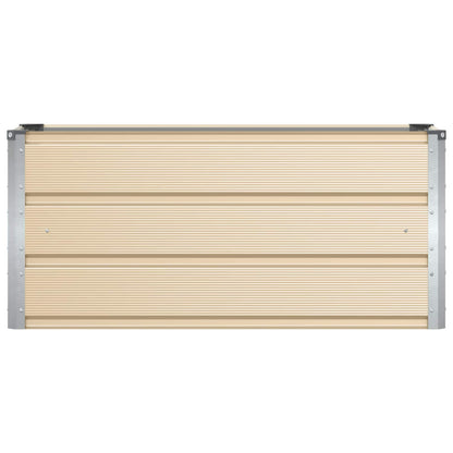 Fioriera Avorio 100 x 40 x 45 cm Acciaio