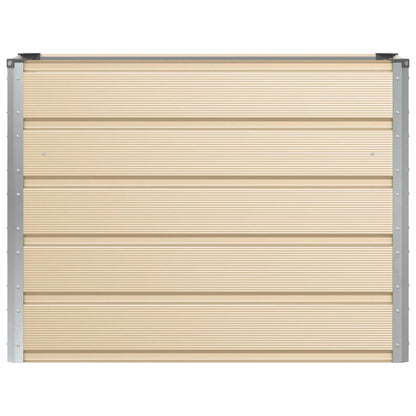 Fioriera Avorio 100 x 40 x 75 cm Acciaio