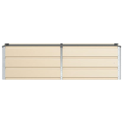 Fioriera Avorio 160 x 40 x 45 cm Acciaio