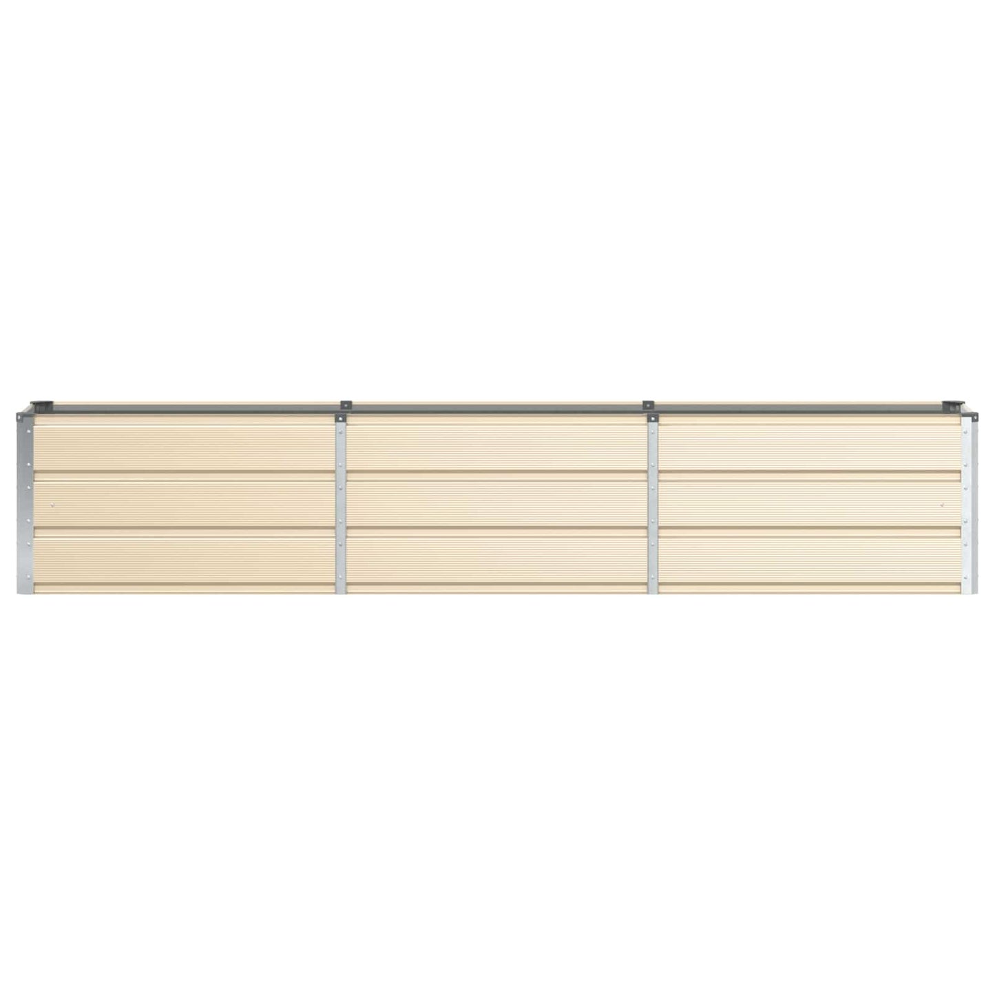 Fioriera Avorio 240 x 40 x 45 cm Acciaio