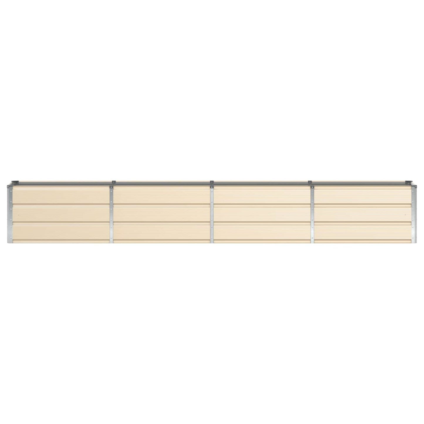 Fioriera Avorio 320 x 40 x 45 cm Acciaio