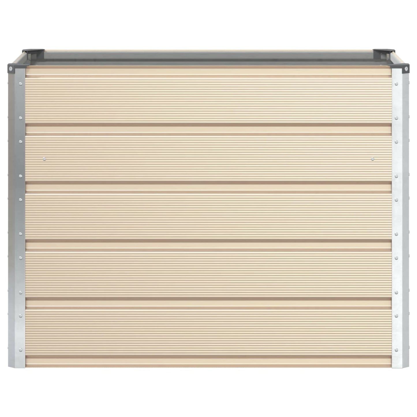 Fioriera Avorio 480 x 50 x 45 cm Acciaio zincato