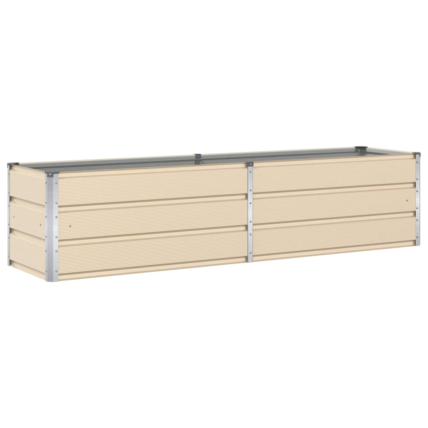 Fioriera Avorio 480 x 50 x 45 cm Acciaio zincato