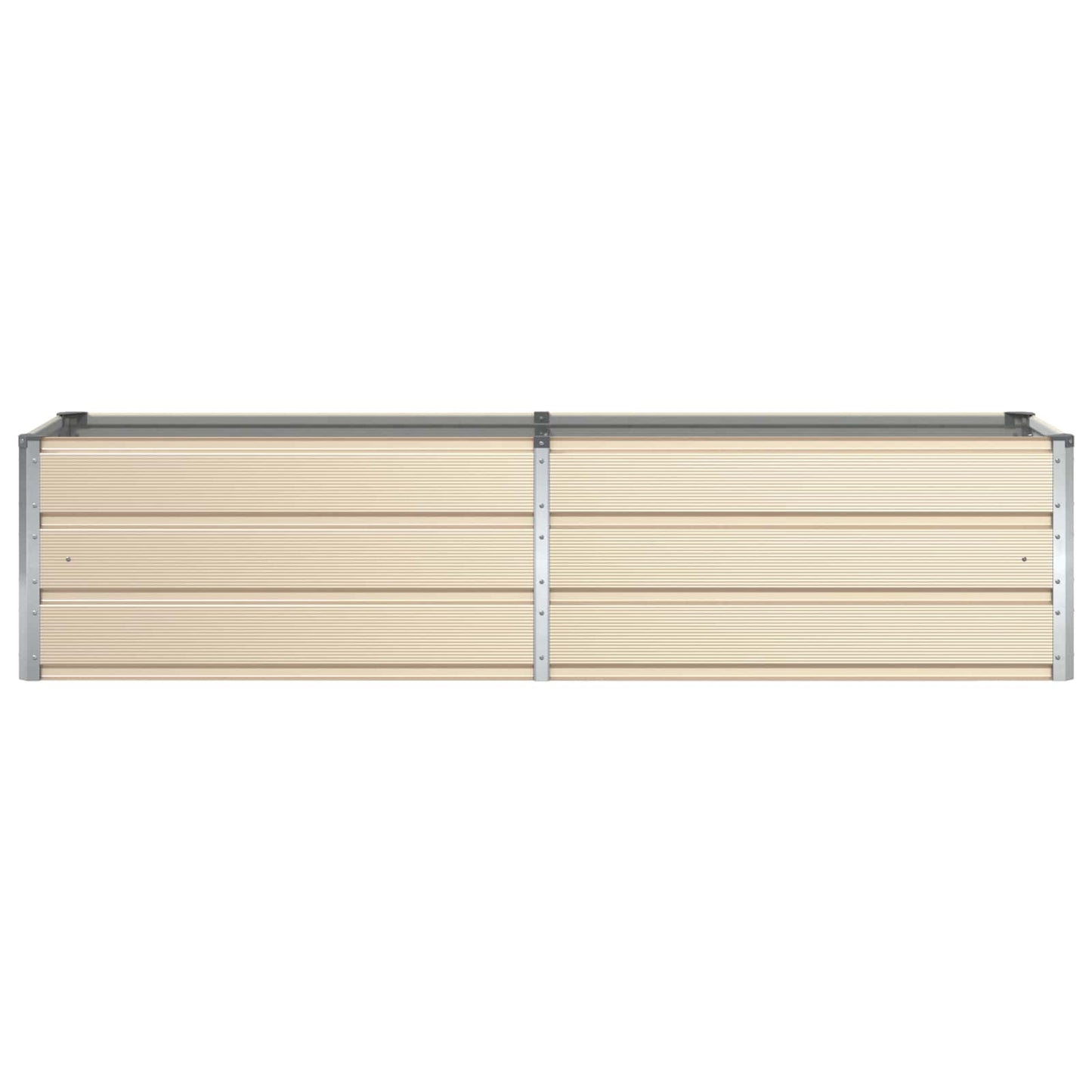 Fioriera Avorio 480 x 50 x 45 cm Acciaio zincato