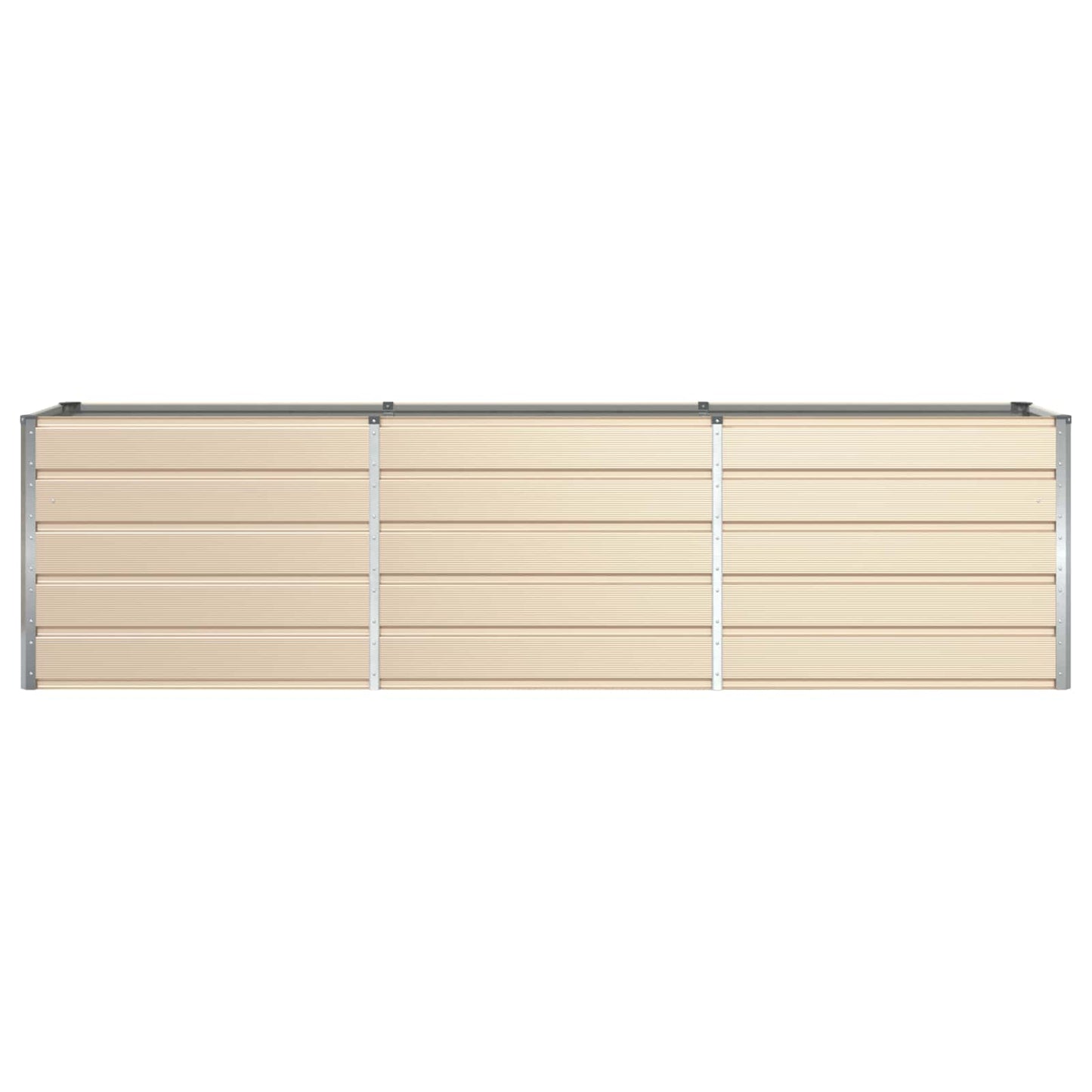 Fioriera Avorio 480 x 50 x 45 cm Acciaio zincato