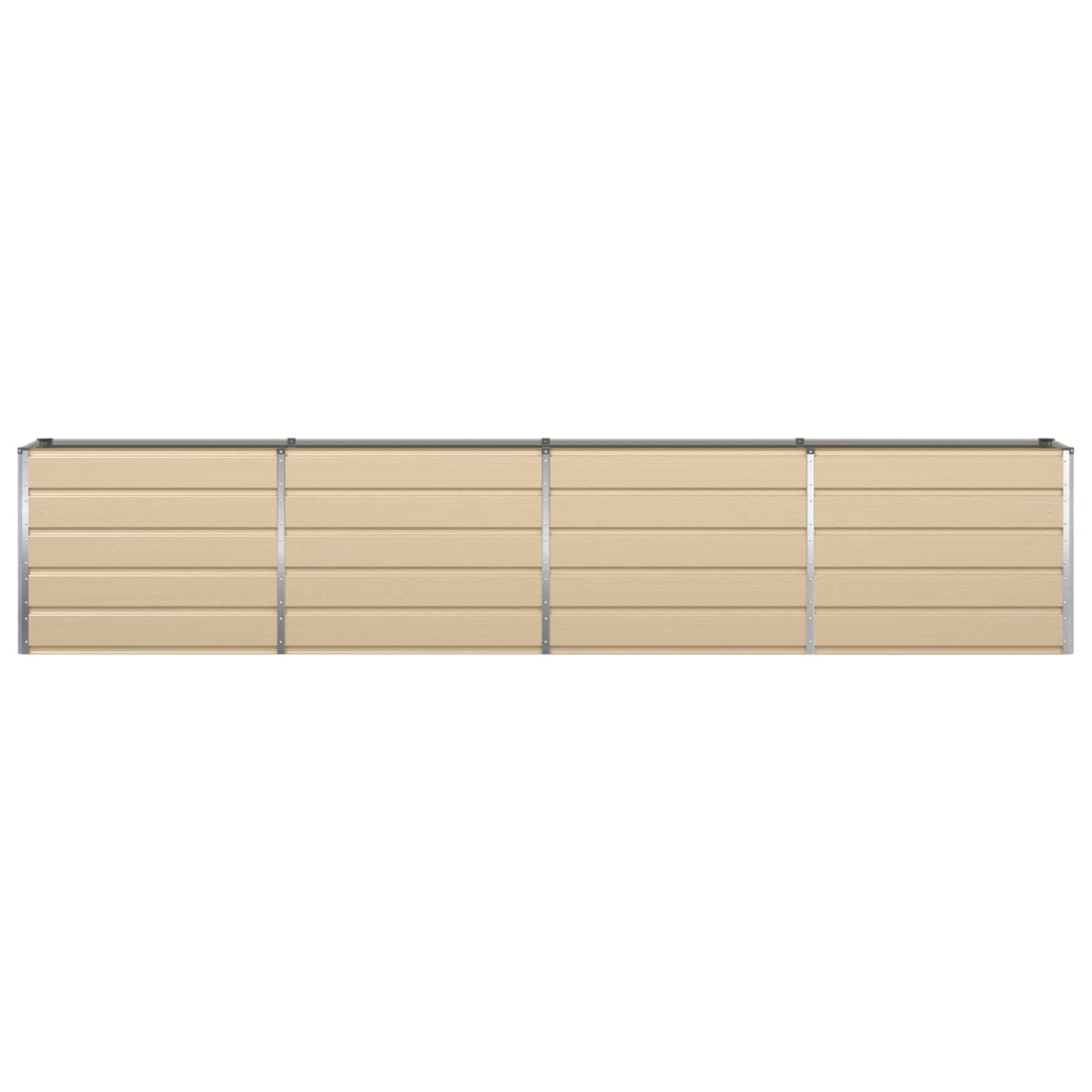 Fioriera Avorio 385 x 50 x 75 cm Acciaio zincato