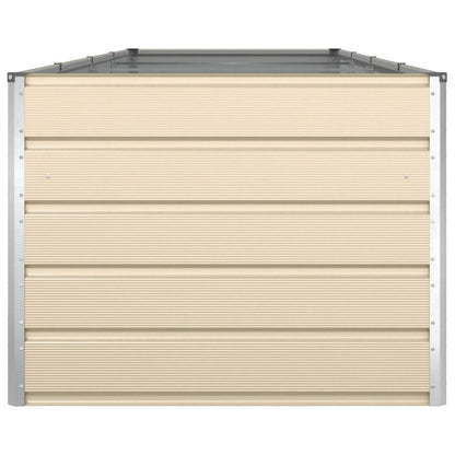 Fioriera Avorio 195 x 100 x 45 cm Acciaio zincato