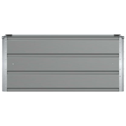 Fioriera Grigio chiaro 100 x 40 x 45 cm Acciaio