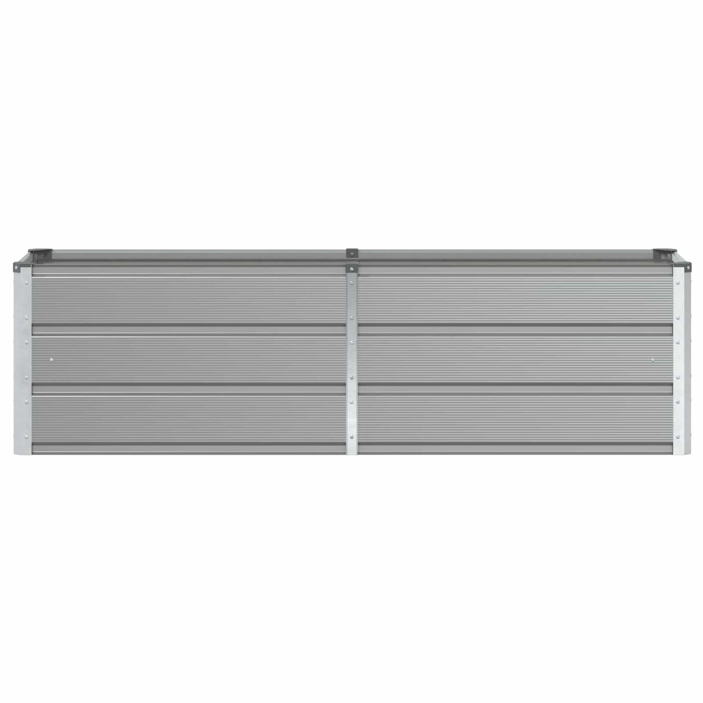 Fioriera Grigio chiaro 160 x 40 x 45 cm Acciaio