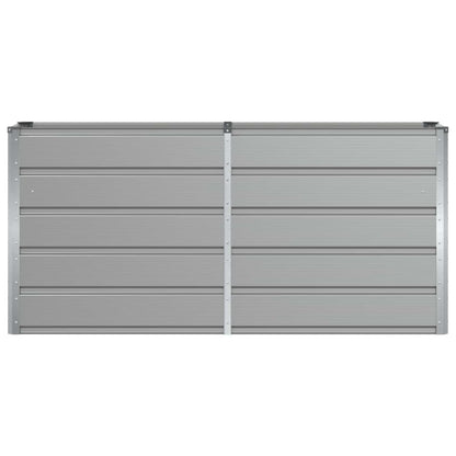 Fioriera Grigio chiaro 160 x 40 x 75 cm Acciaio