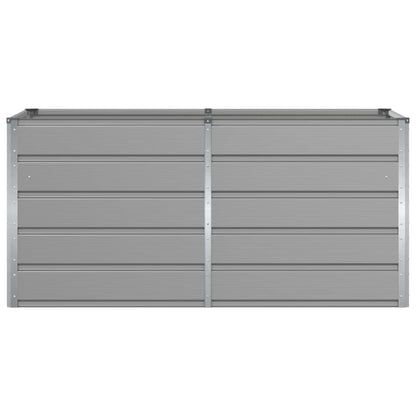 Fioriera Grigio chiaro 160 x 80 x 75 cm Acciaio