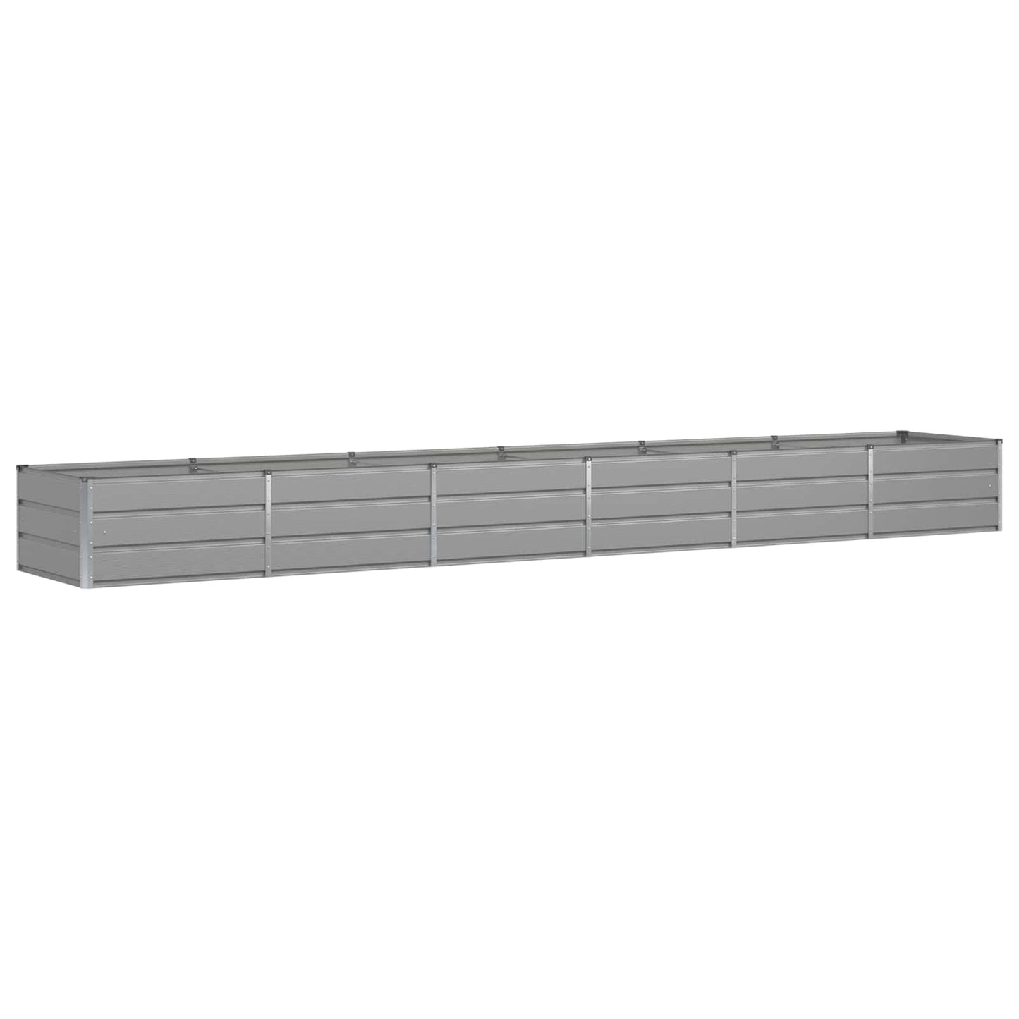 Fioriera Grigio chiaro 480 x 80 x 45 cm Acciaio