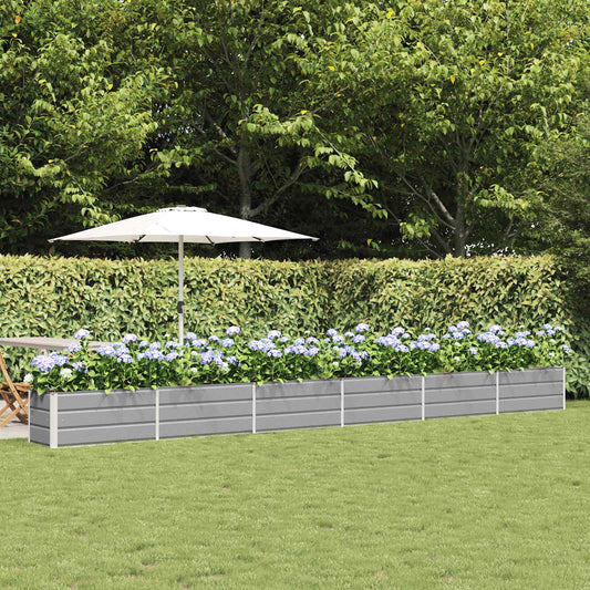 Fioriera Grigio chiaro 480 x 50 x 45 cm Acciaio zincato